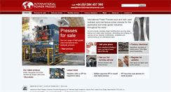 Desktop Screenshot of internationalpowerpresses.com